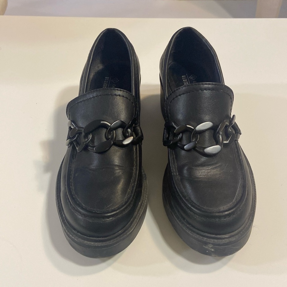 Call It Spring Chunky Chain Loafer | Black